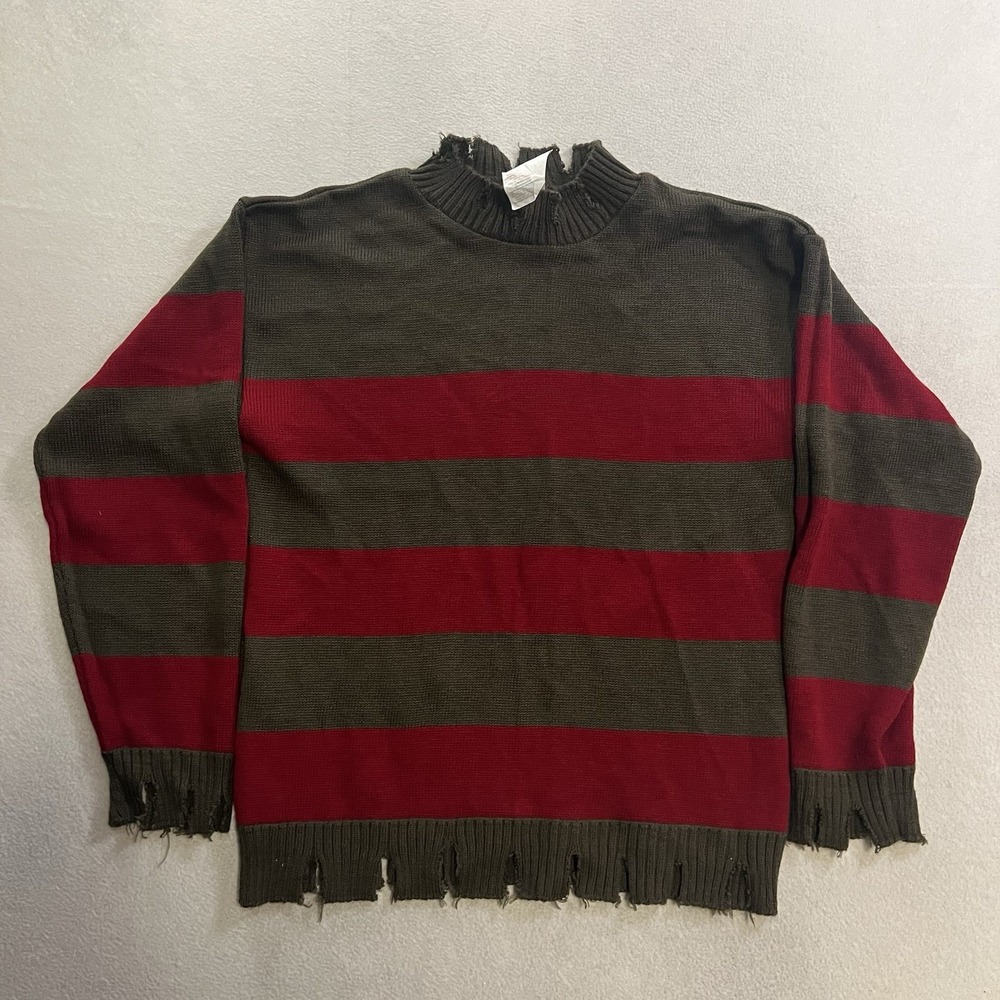 Rubie's A Nightmare On Elm Street Freddy Krueger Sweater Men's Size Large